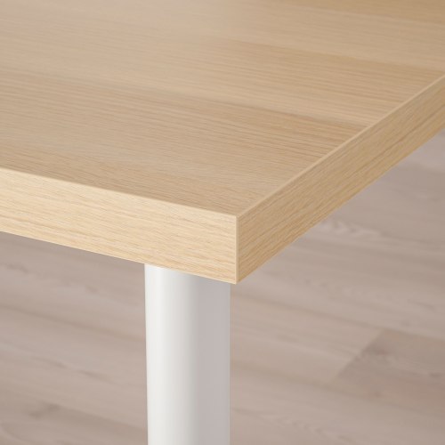 IKEA LAGKAPTEN OLOV Desk White Stained Oak Effect 120x60 cm